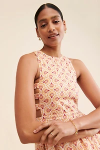 Love And Liberation Tiered Side-Cutout Dress