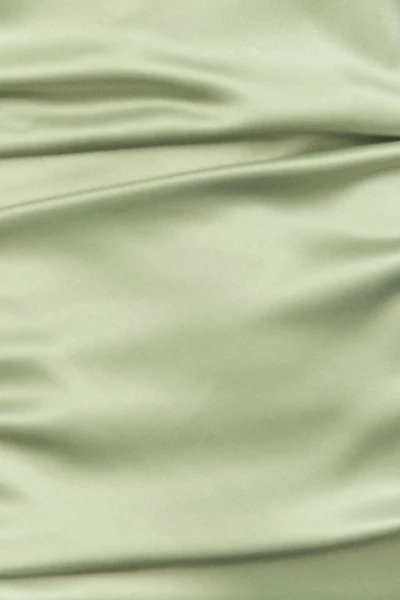 BHLDN High Shine Satin Small Sage Swatch