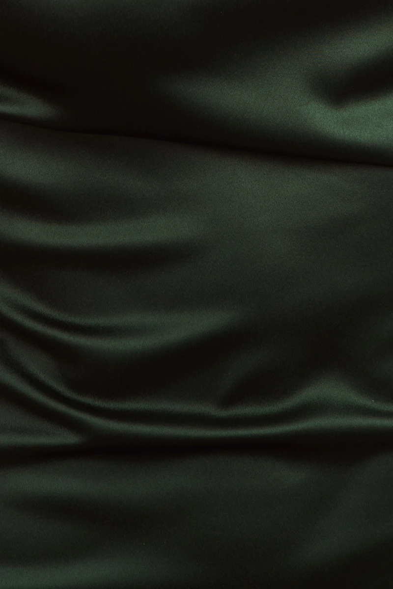 BHLDN High Shine Satin Small Forest Swatch