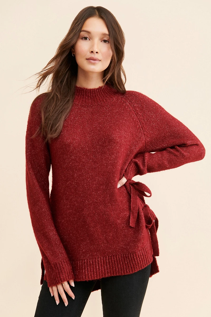 Vigoss Side Tie Sweater