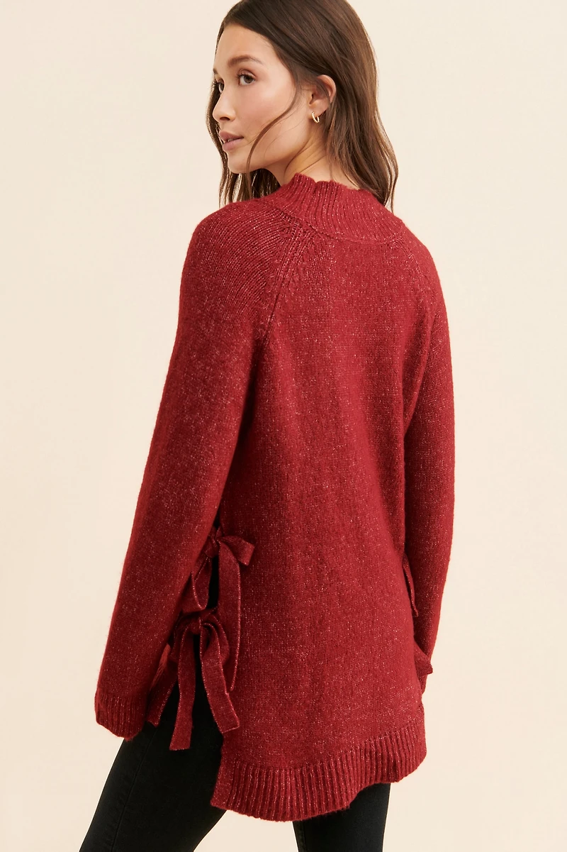 Vigoss Side Tie Sweater