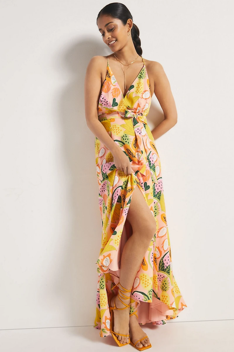 Hutch High-Low Wrap Dress