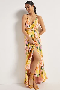 Hutch High-Low Wrap Dress