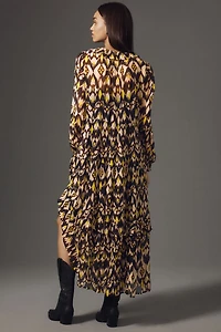 The Marais Printed Chiffon Maxi Dress