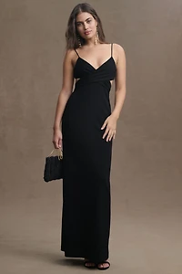 BHLDN Livy Cutout V-Neck Gown