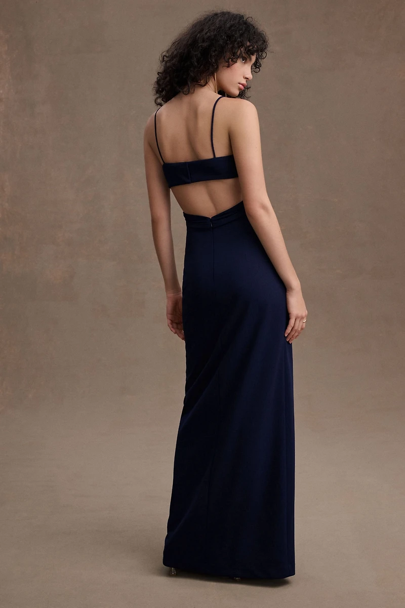 BHLDN Livy Cutout V-Neck Gown