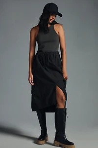 Daily Practice by Anthropologie High-Neck Tank Twofer Dress