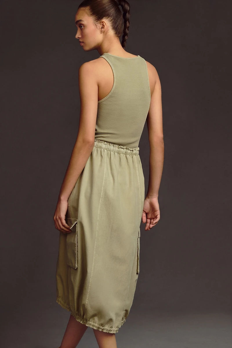 Daily Practice by Anthropologie High-Neck Tank Twofer Dress