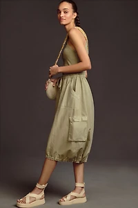 Daily Practice by Anthropologie High-Neck Tank Twofer Dress