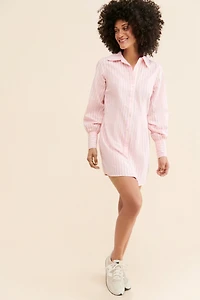 Sanctuary Striped Shirt Dress