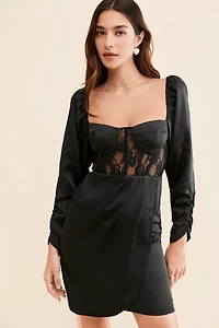 ASTR the Label Lace Bustier Dress
