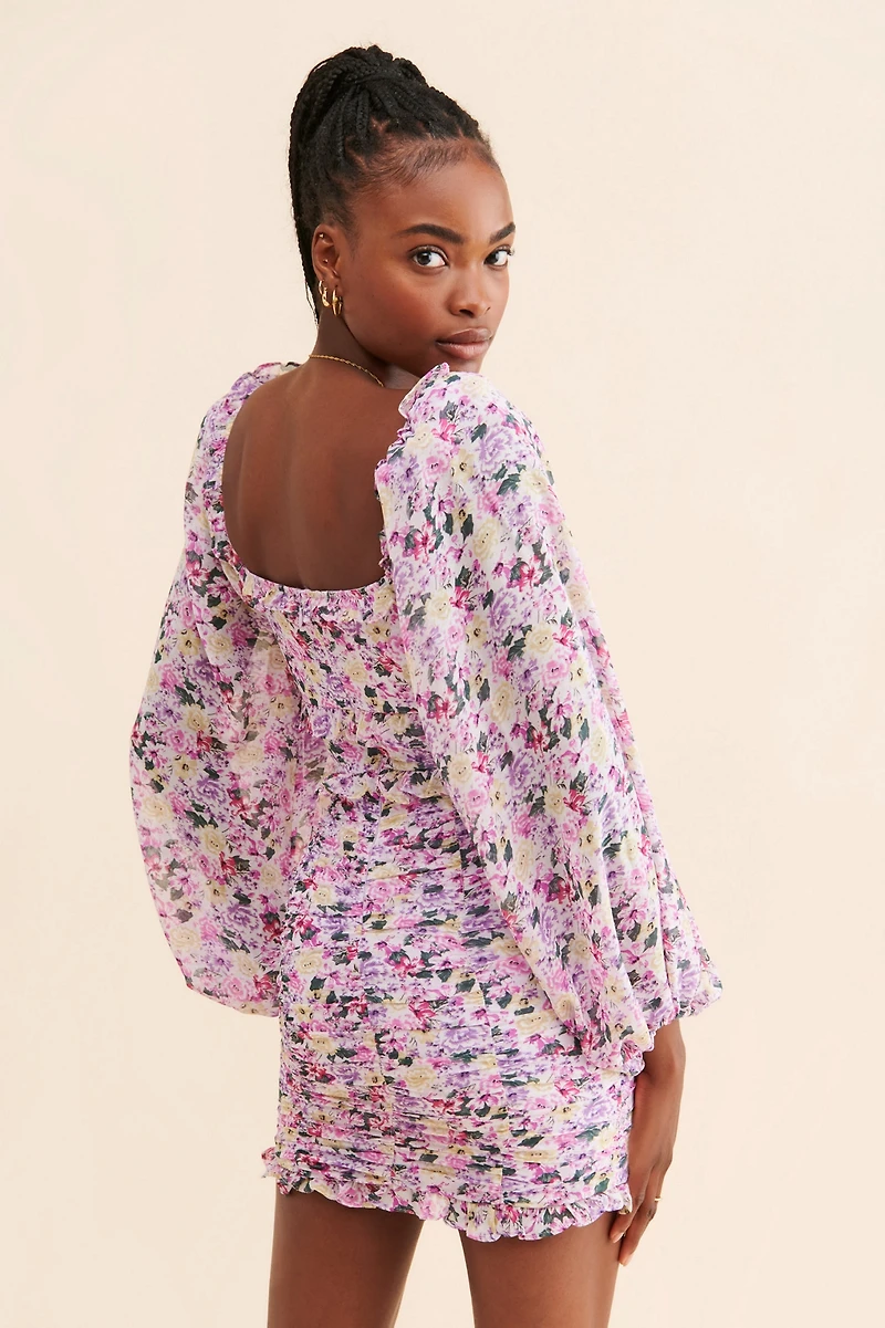 ASTR the Label Ruched Skirt Dress