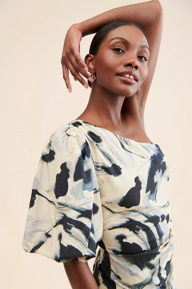 Let Me Be Rachel One-Shoulder Mini Dress