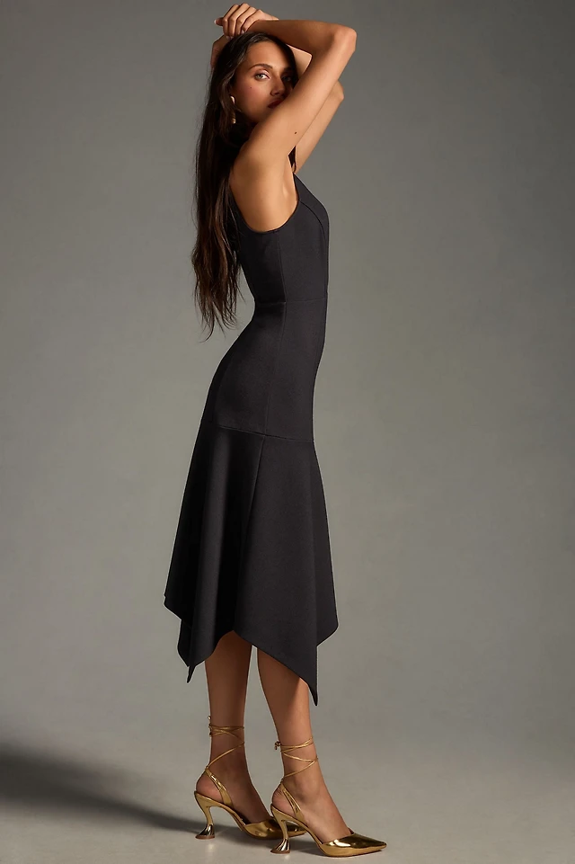 samaria corset fit & flare dress 'Samaria' French Navy Corset Sundress