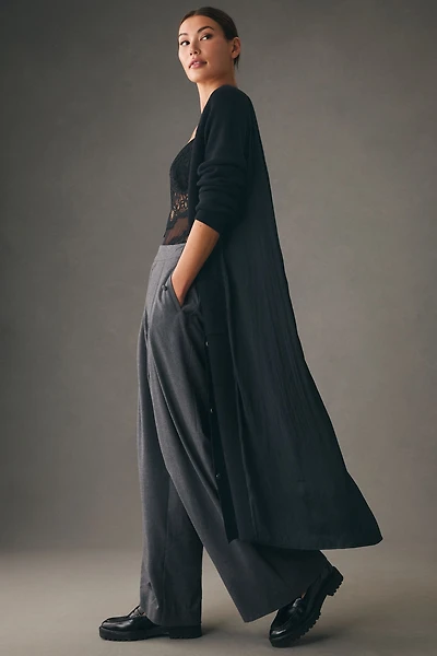 Long Twofer Cardigan Sweater