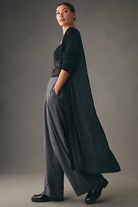 Long Twofer Cardigan Sweater