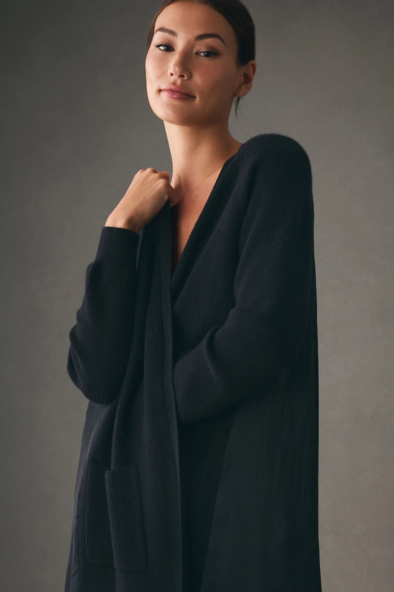 Long Twofer Cardigan Sweater