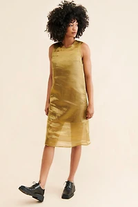 Let Me Be Sheer Slip Midi Dress