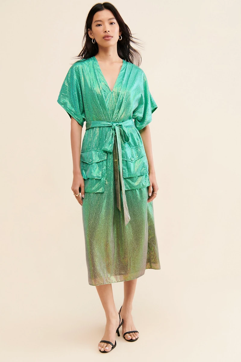 Bhanuni by Jyoti Ombre Sequin Dress