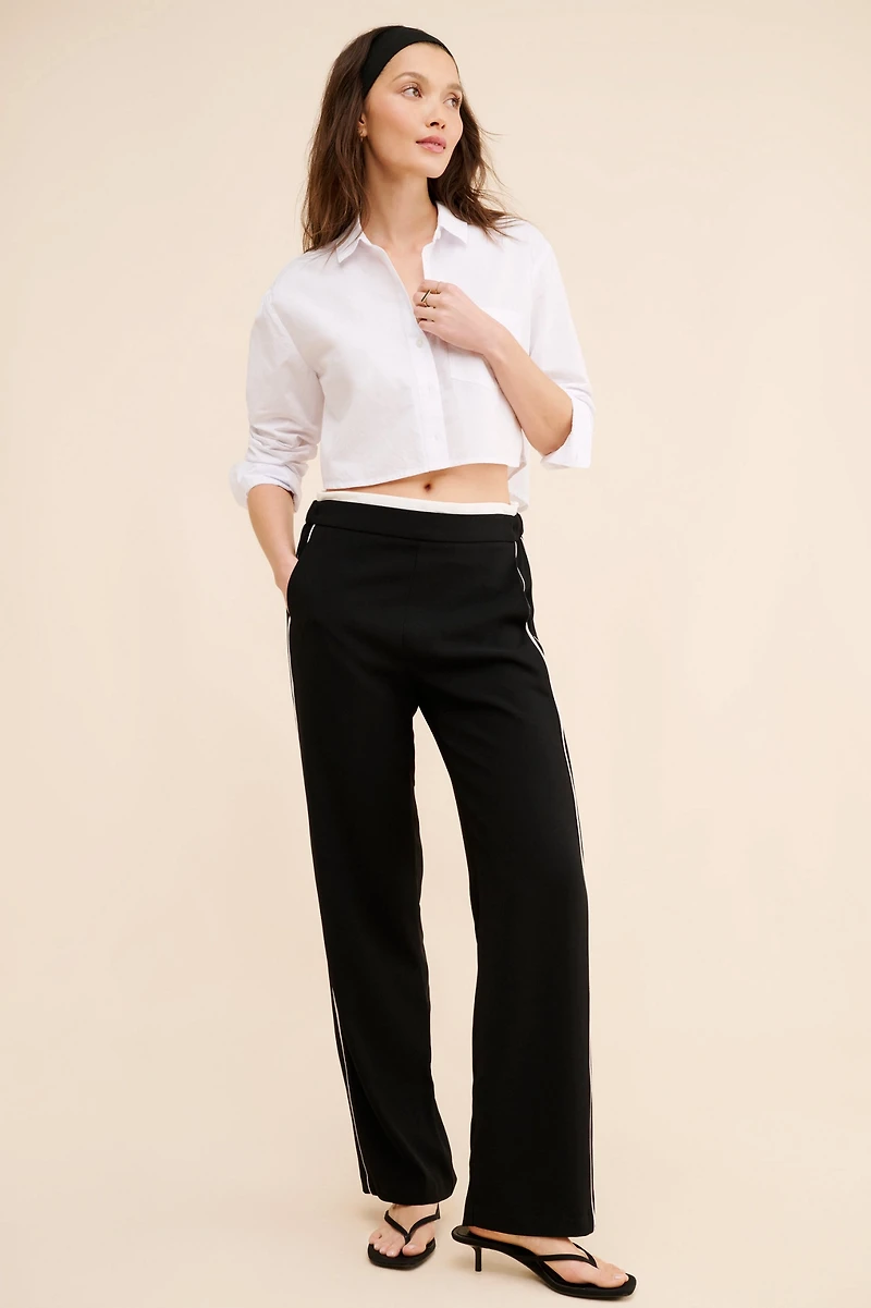 Maeve Pull-On Track Pants