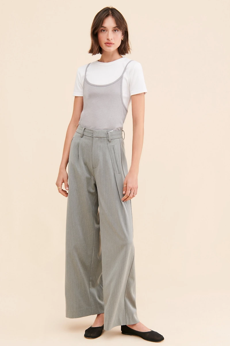 ASTR the Label Dawson Pinstripe Trousers