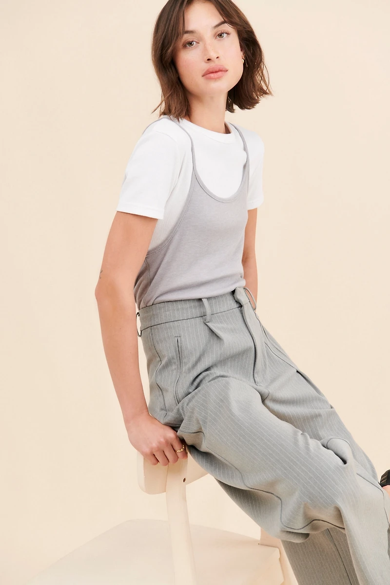 ASTR the Label Dawson Pinstripe Trousers
