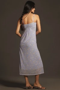 Sleeveless Slip Midi Dress