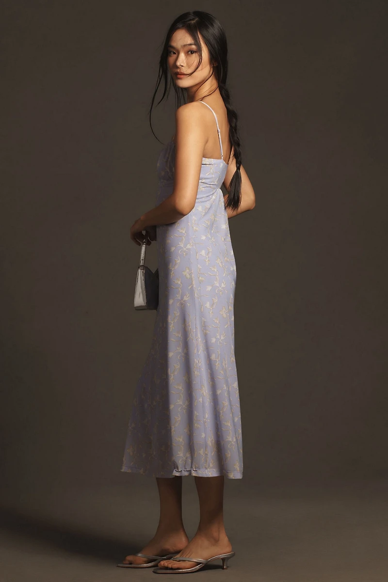 Sleeveless Slip Midi Dress