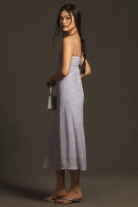 Sleeveless Slip Midi Dress