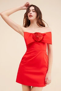 Hutch 3D Strapless Mini Dress