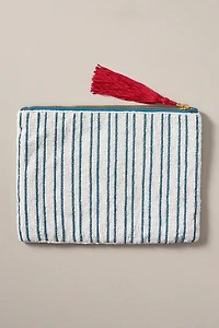 The Fiona Large Beaded Pouch