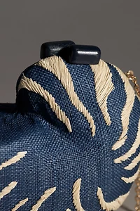 POOLSIDE Anna Conch Clutch