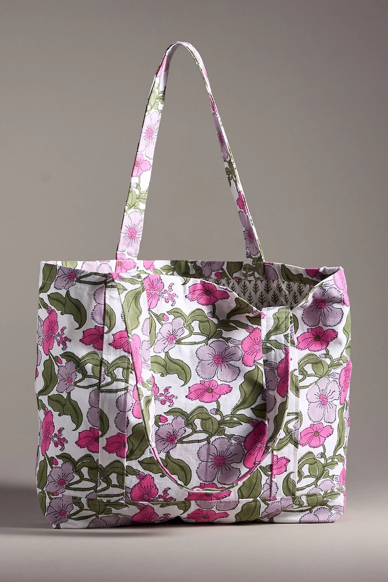 SZ Blockprints Multistripe Tote