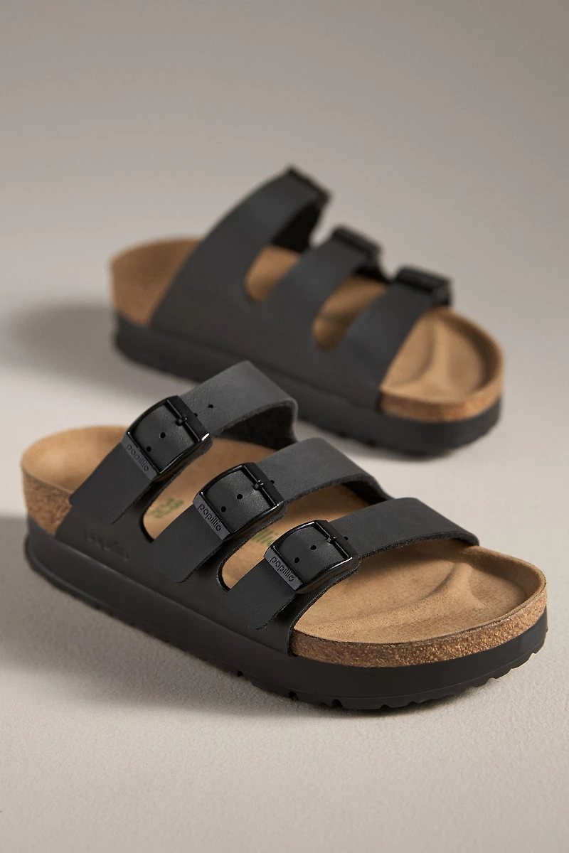 Birkenstock Florida III Platform Triple-Strap Sandals
