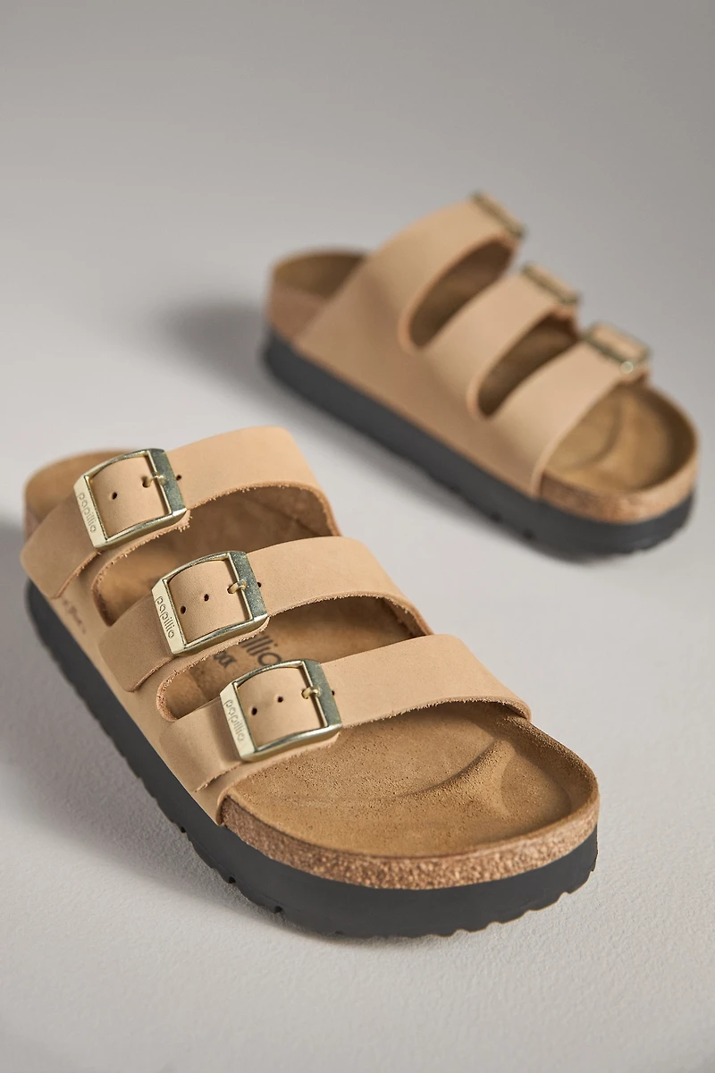Papillio by Birkenstock Florida Flex Platform Triple-Strap Sandals