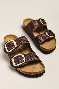 Birkenstock Arizona Big Buckle Raffia Sandals