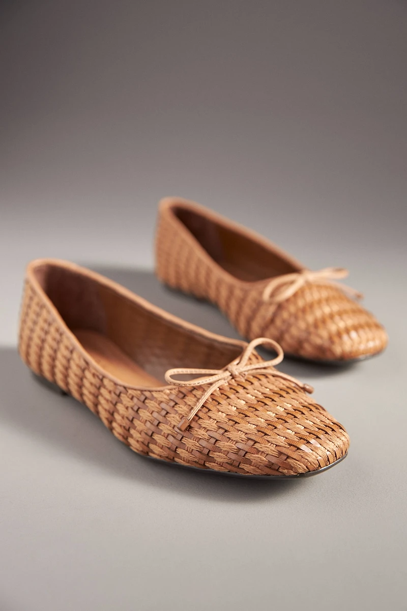 Schutz Arissa Woven Ballet Flats