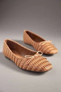 Schutz Arissa Woven Ballet Flats