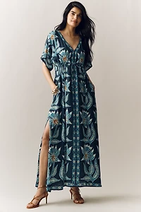 Omika Pia Floral Kaftan
