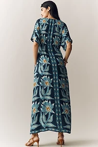 Omika Pia Floral Kaftan