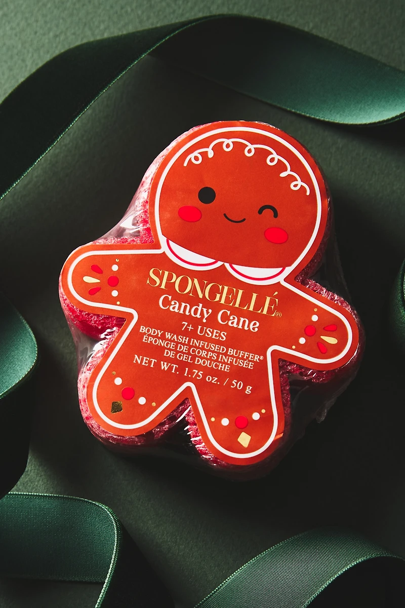 Spongellé Holiday Gingerbread Body Wash Infused Buffer