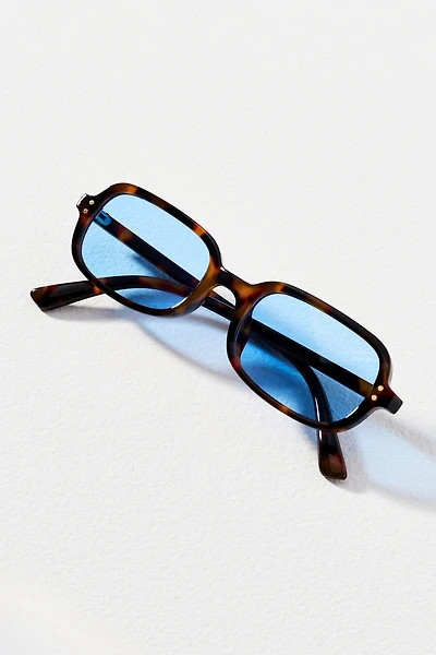 I-SEA Skinny Rectangle Tortoiseshell Sunglasses