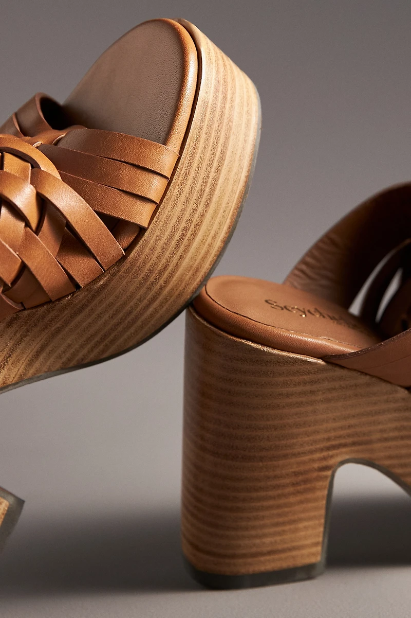 Seychelles Make You Mine Wood-Bottom Heels