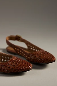 Seychelles Avalon Woven Slingback Flats