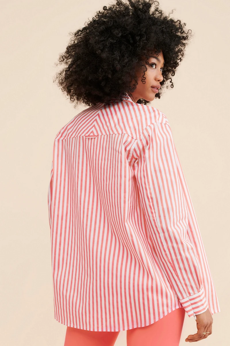 Nuuly x Addison Bay Assembly Striped Button Down