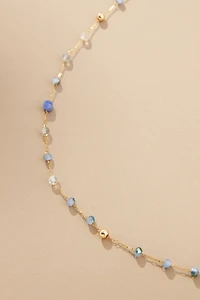 Mixed Bead Dainty Necklace