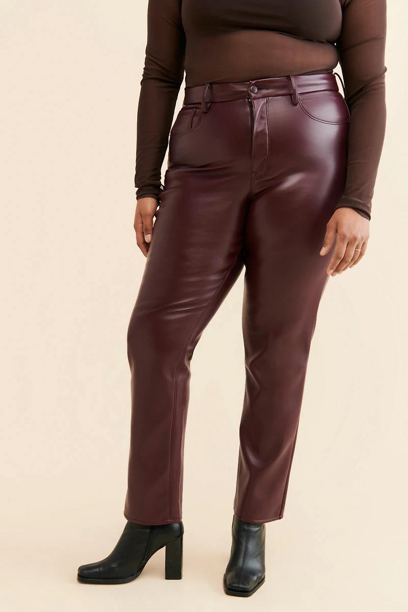 Good American Better Than Vegan Leather Pants