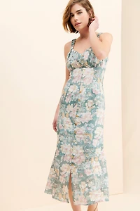 We Are Kindred Isobel Linen Midi Dress