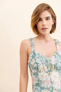 We Are Kindred Isobel Linen Midi Dress