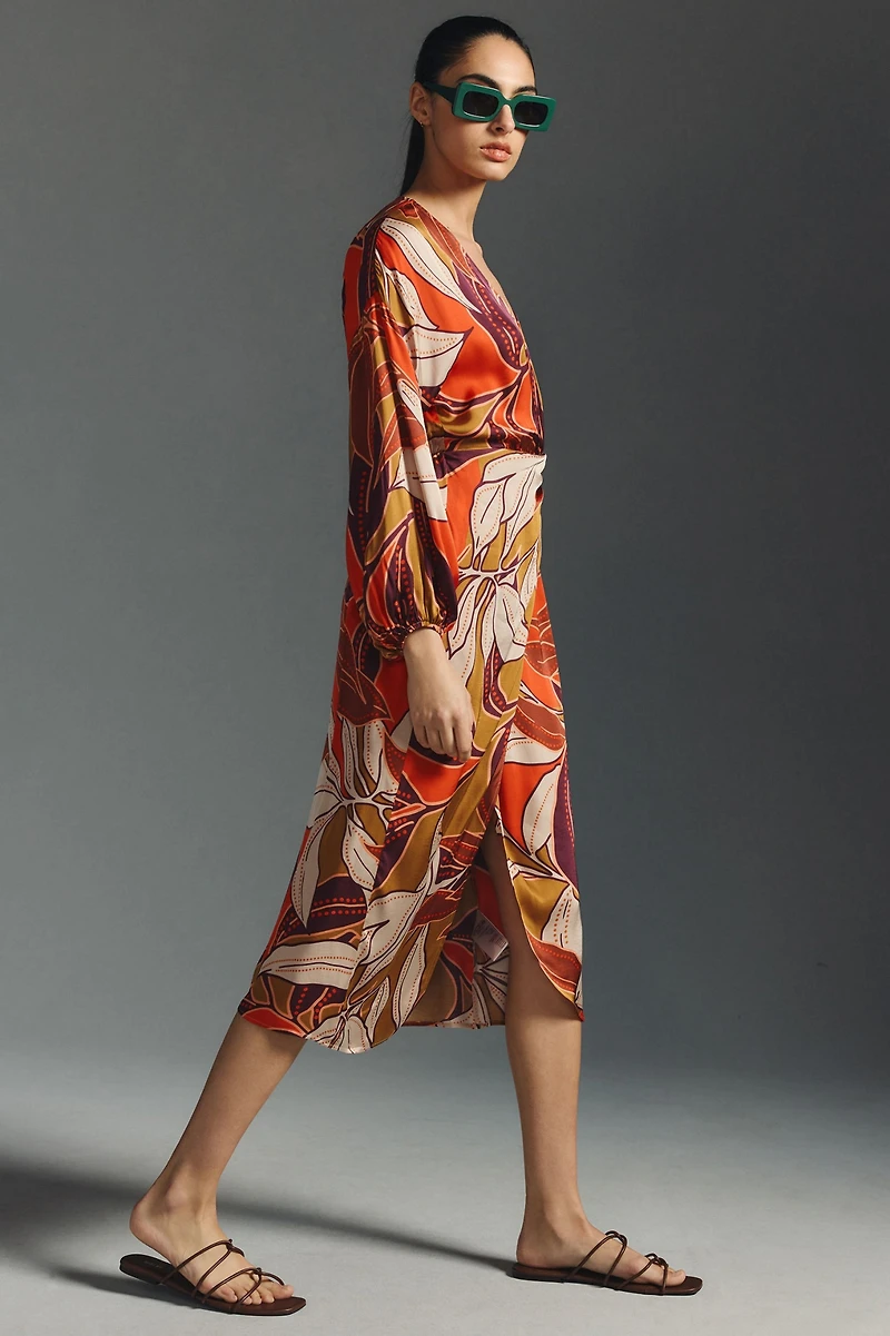 Floral Printed Midi Dress